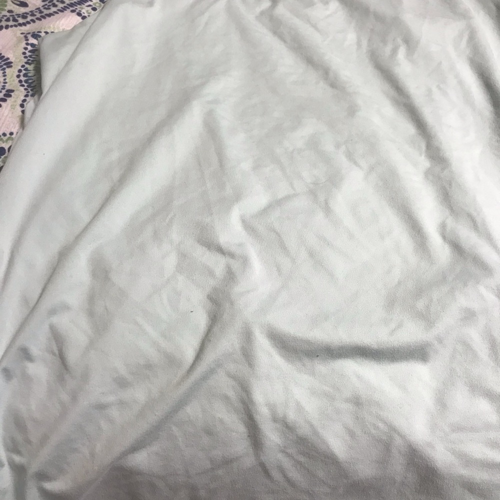 Silky light blue tank top with lace back - Picture 3 of 6